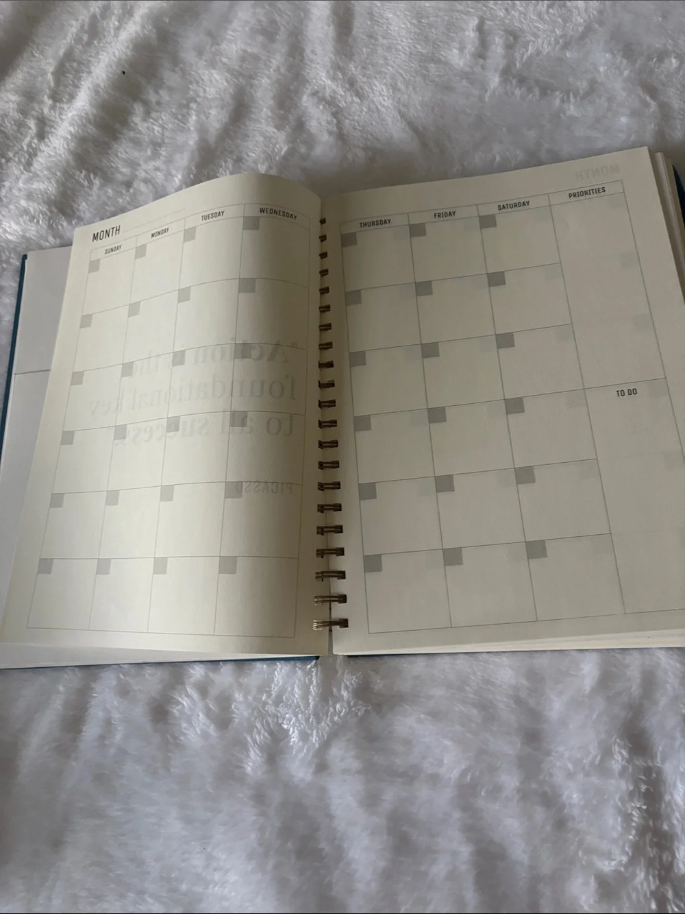 Produtivity Store weekly planner